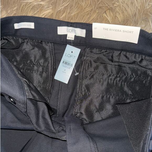 New LOFT The Riviera Short Women's Black size 8P - Picture 6 of 8